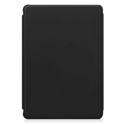 For Samsung Galaxy Tab S9 FE / S10 FE 360 Rotation Transparent Smart Leather Case(Black) by bashfashion
