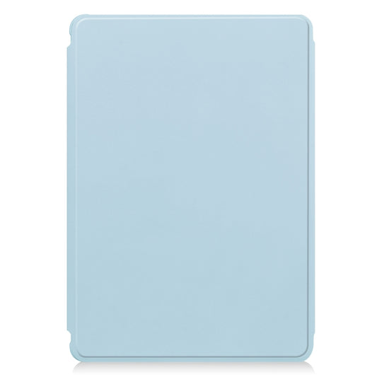 For Samsung Galaxy Tab S9 FE+ / S10+ 360 Rotation Transparent Smart Leather Case(Sky Blue) by bashfashion
