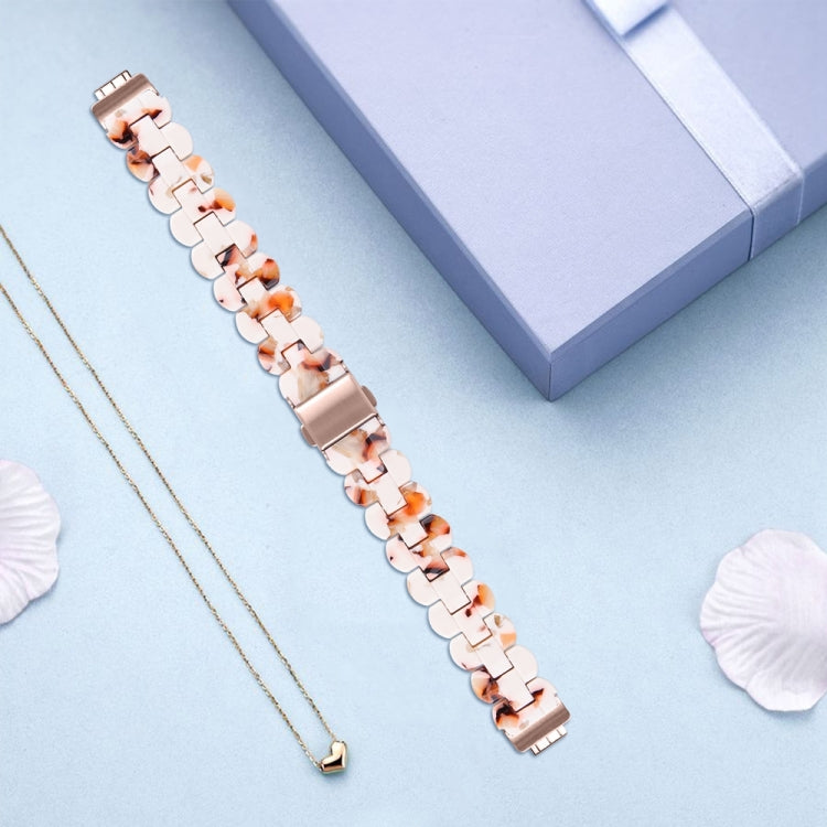 For Fitbit Inspire 3 Oval Resin Replacement Watch Band(Nougat) by bashfashion