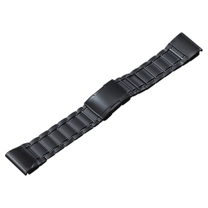 For Garmin Forerunner 965/955/945/935 22mm Quick Release Five Bead Titanium Steel Watch Band(Black) by bashfashion