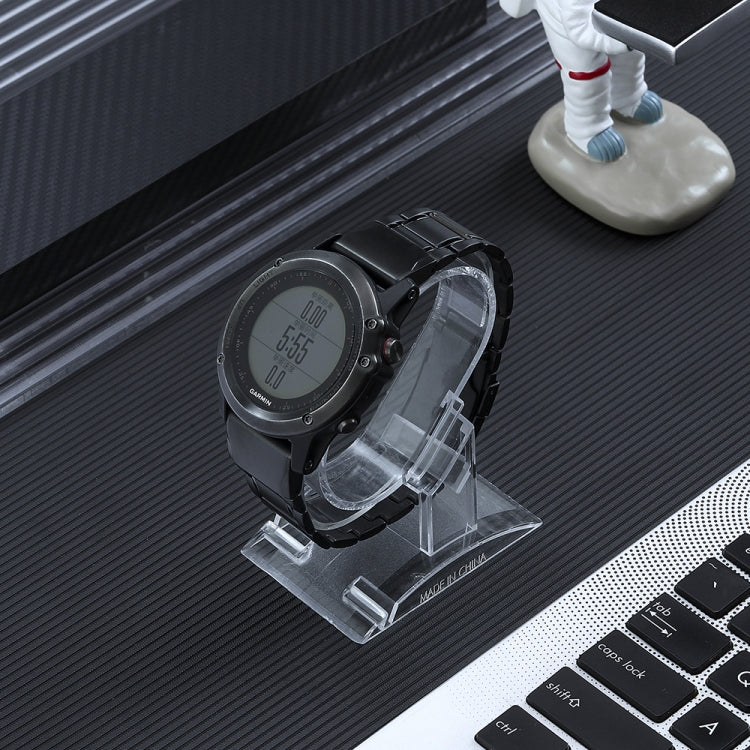 For Garmin Forerunner 965/955/945/935 22mm Quick Release Five Bead Titanium Steel Watch Band(Black) by bashfashion