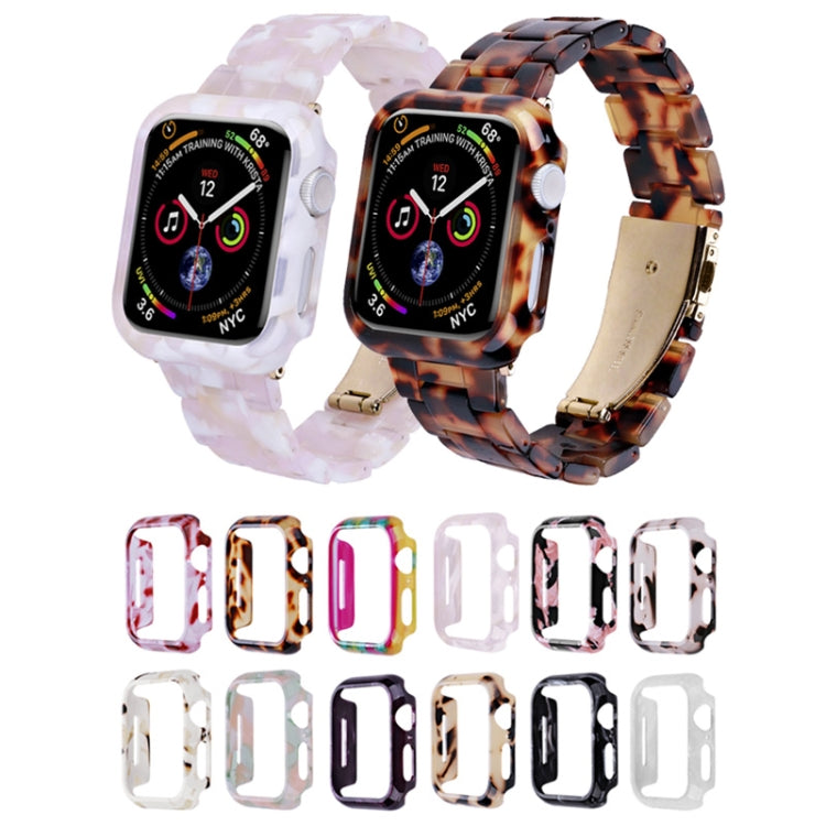 For Apple Watch Ultra 2 / Ultra 49mm Printed Resin PC Watch Case(Peach Pink) by bashfashion