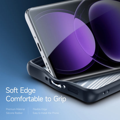 For OPPO Find X7 Ultra DUX DUCIS Aimo Series Frosted Feel Phone Case(Black) by DUX DUCIS