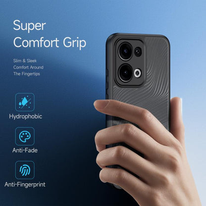 For OPPO Reno13 Global DUX DUCIS Aimo Series Frosted Feel Phone Case(Black) by DUX DUCIS