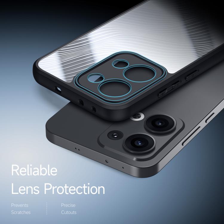 For OPPO Reno13 Global DUX DUCIS Aimo Series Frosted Feel Phone Case(Black) by DUX DUCIS