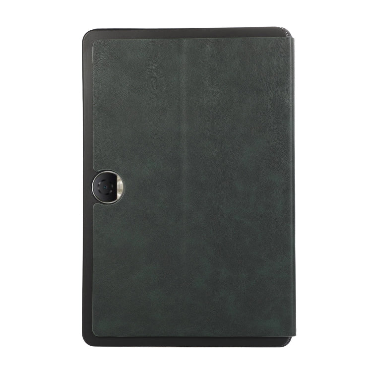 For Honor Pad 9 Simple Crazy Horse Leather Tablet Case(Green) by bashfashion