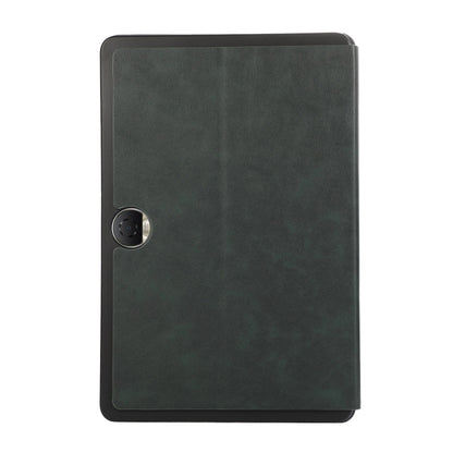 For Honor Pad 9 Simple Crazy Horse Leather Tablet Case(Green) by bashfashion