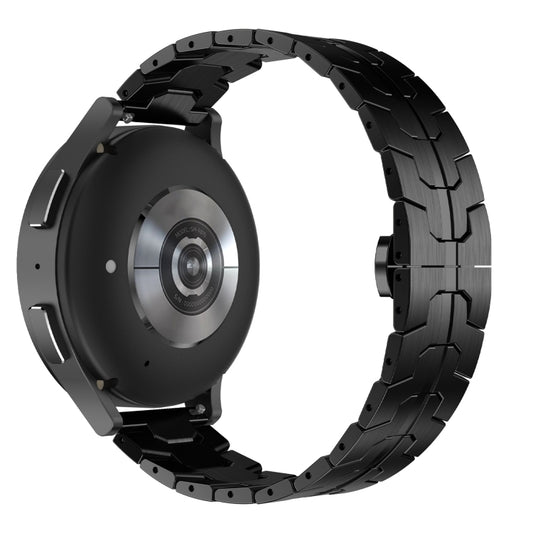 For Samsung Galaxy Watch 6 / 6 Classic Stainless Steel Metal Watch Band(Black) by bashfashion