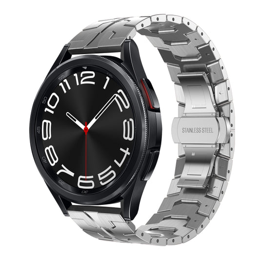 For Samsung Galaxy Watch 6 / 6 Classic Stainless Steel Metal Watch Band(Silver) by bashfashion