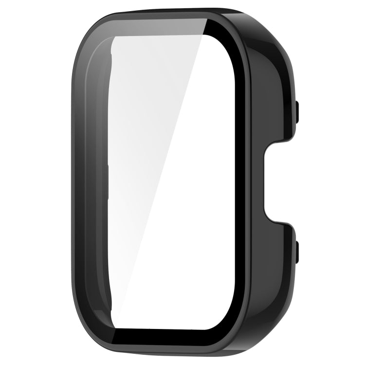 For Redmi Watch 3 Lite / Redmi Watch 3 Active PC + Tempered Film Integrated Watch Protective Case(Black) by bashfashion