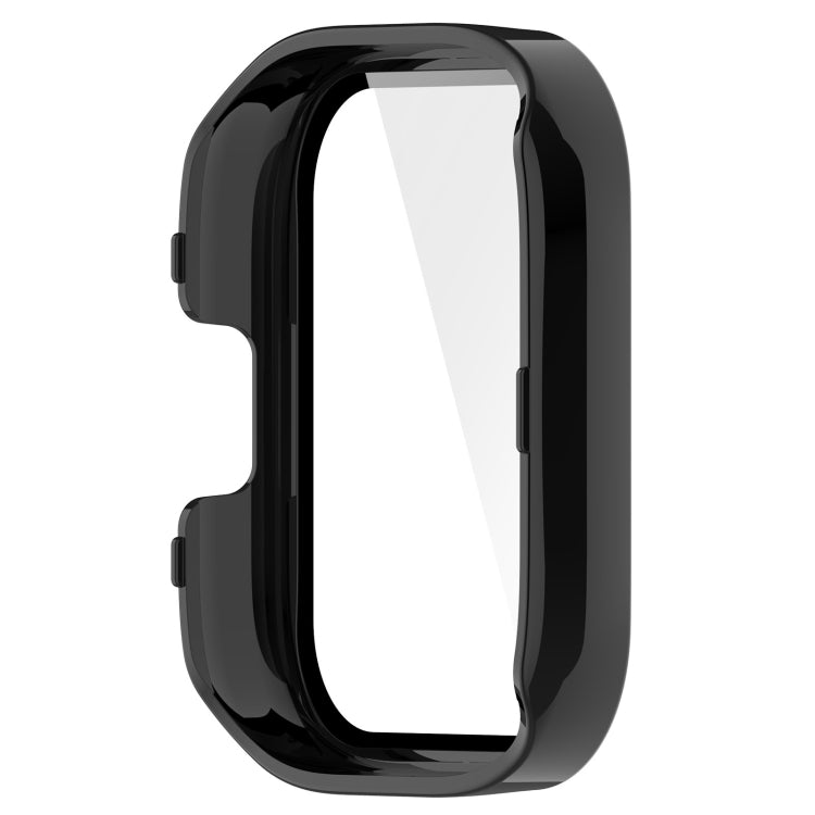 For Redmi Watch 3 Lite / Redmi Watch 3 Active PC + Tempered Film Integrated Watch Protective Case(Black) by bashfashion