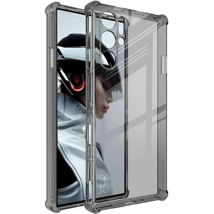 For ZTE nubia Red Magic 9 Pro 5G/9 Pro+ 5G imak Shockproof Airbag TPU Phone Case(Transparent Black) by imak