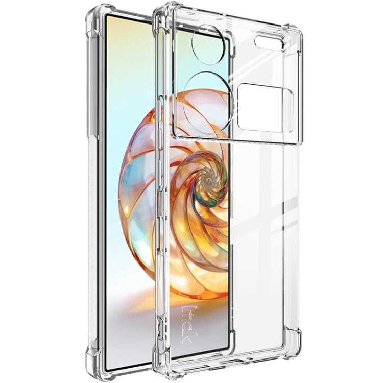 For ZTE nubia Z60 Ultra 5G imak Shockproof Airbag TPU Phone Case(Transparent) by imak