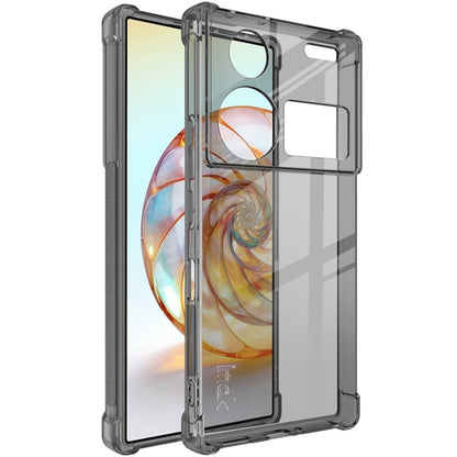 For ZTE nubia Z60 Ultra 5G imak Shockproof Airbag TPU Phone Case(Transparent Black) by imak