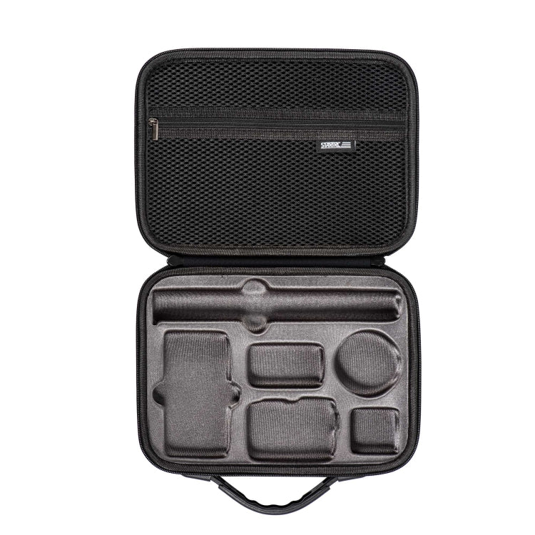 For DJI Osmo Action 4 / 5 Pro STARTRC Portable PU Storage Box Case Full Kit(Black) by STARTRC