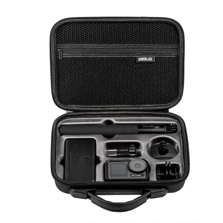 For DJI Osmo Action 4 / 5 Pro STARTRC Portable PU Storage Box Case Full Kit(Black) by STARTRC