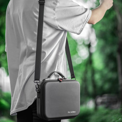 For DJI Osmo Action 4 / 5 Pro STARTRC Portable PU Storage Box Case Full Kit(Black) by STARTRC