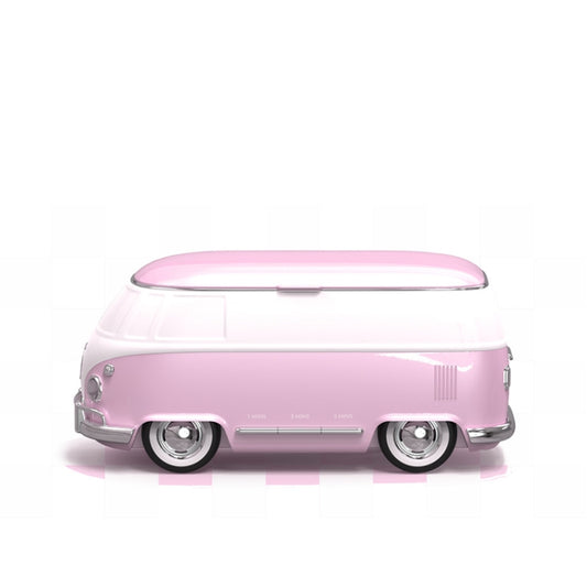 Bus-shaped Portable Ultrasonic Glasses Automatic Cleaner(Pink) by bashfashion