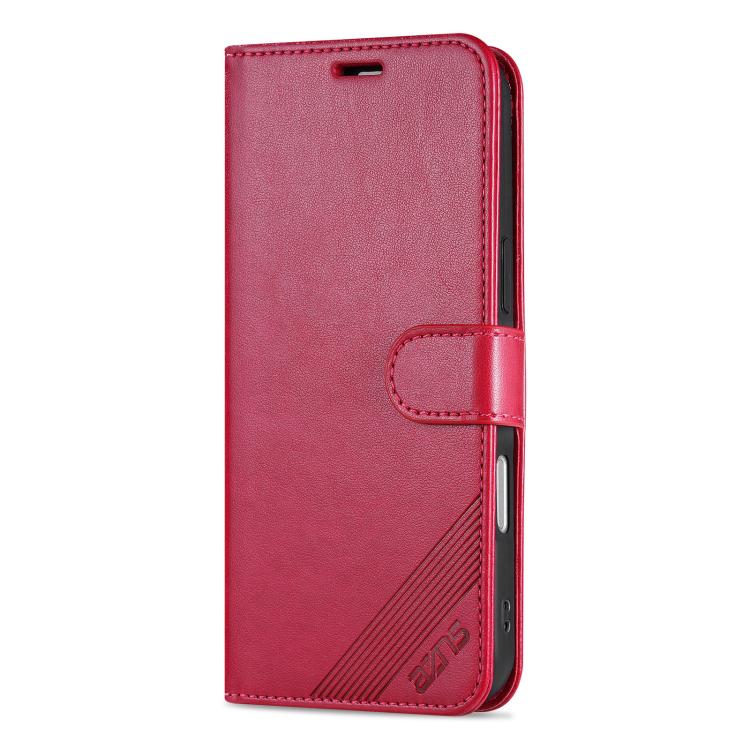 For iPhone 17 Pro Max AZNS Sheepskin Texture Flip Leather Phone Case(Red) by AZNS