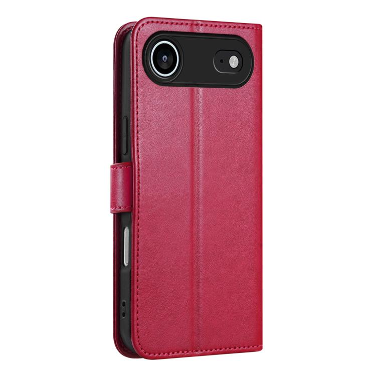 For iPhone Air AZNS Sheepskin Texture Flip Leather Phone Case(Red) by AZNS
