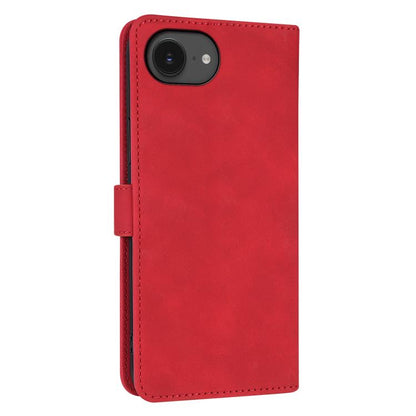 For iPhone 16e AZNS Skin Feel Calf Texture Flip Leather Phone Case(Red) by AZNS