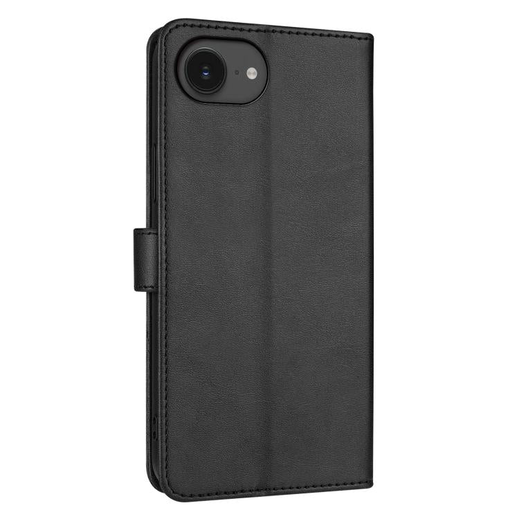 For iPhone 16e AZNS Skin Feel Calf Texture Flip Leather Phone Case(Black) by AZNS