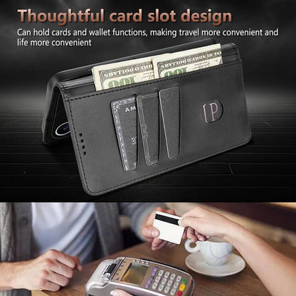 For iPhone 17 Pro Max AZNS Skin Feel Calf Texture Flip Leather Phone Case(Red) by AZNS