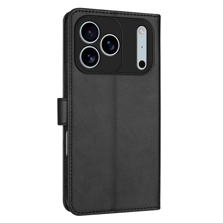 For iPhone 17 Pro Max AZNS Skin Feel Calf Texture Flip Leather Phone Case(Black) by AZNS