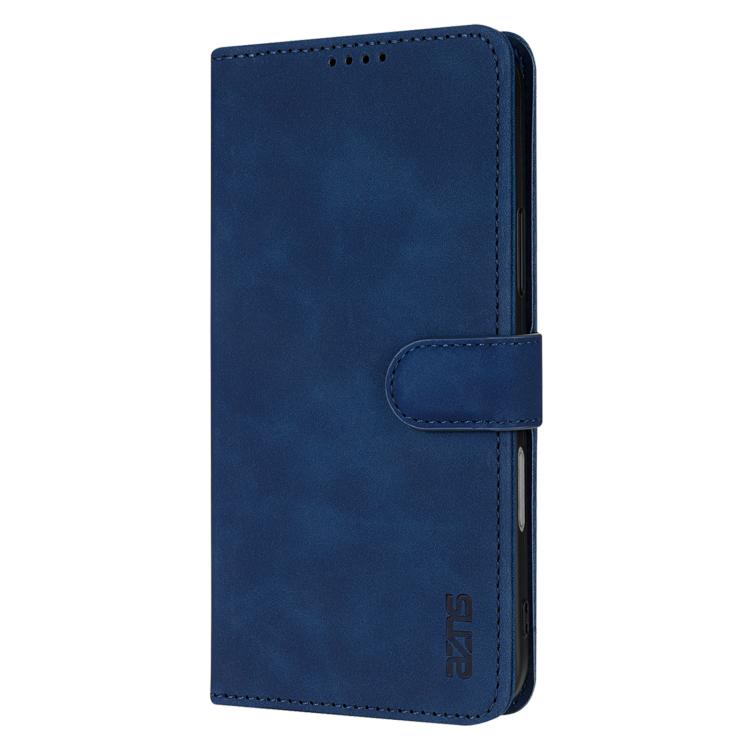 For iPhone 17 AZNS Skin Feel Calf Texture Flip Leather Phone Case(Blue) by AZNS