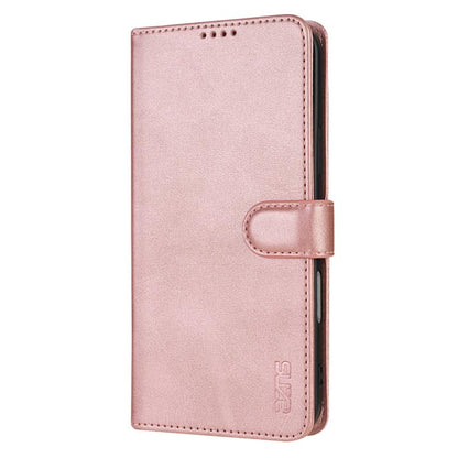 For iPhone 17 AZNS Skin Feel Calf Texture Flip Leather Phone Case(Rose Gold) by AZNS