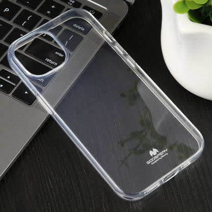 For iPhone 15 Pro GOOSPERY CLEAR JELLY Transparent TPU Soft Phone Case by GOOSPERY