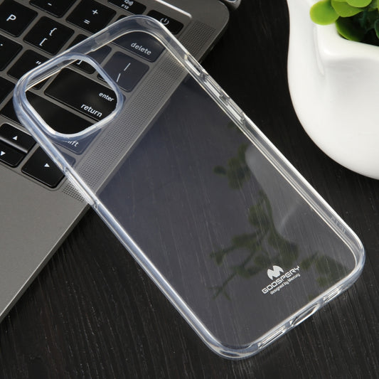 For iPhone 15 Pro GOOSPERY CLEAR JELLY Transparent TPU Soft Phone Case by GOOSPERY