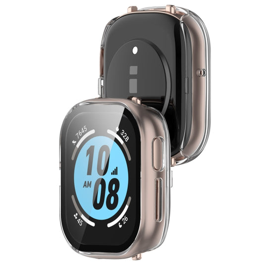 For Honor Watch 4 PC + 9H Tempered Glass Integrated Watch Case(Transparent) by bashfashion