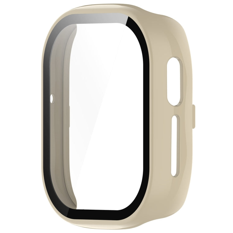 For Honor Watch 4 PC + 9H Tempered Glass Integrated Watch Case(Ivory White) by bashfashion