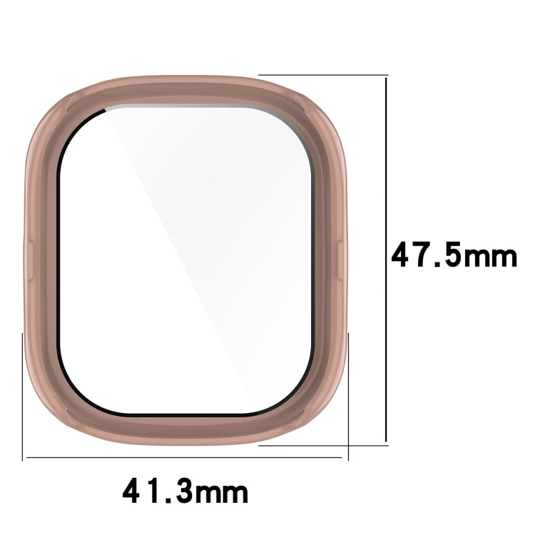 For Honor Watch 4 PC + 9H Tempered Glass Integrated Watch Case(Ivory White) by bashfashion