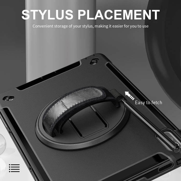 For Lenovo Tab P11 2nd Gen Multifunctional Three Proof Holder Tablet Case(Black) by bashfashion