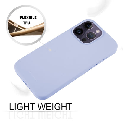 For iPhone 15 Pro Max GOOSPERY SILICONE Silky Soft TPU Phone Case(Lavender Grey) by GOOSPERY