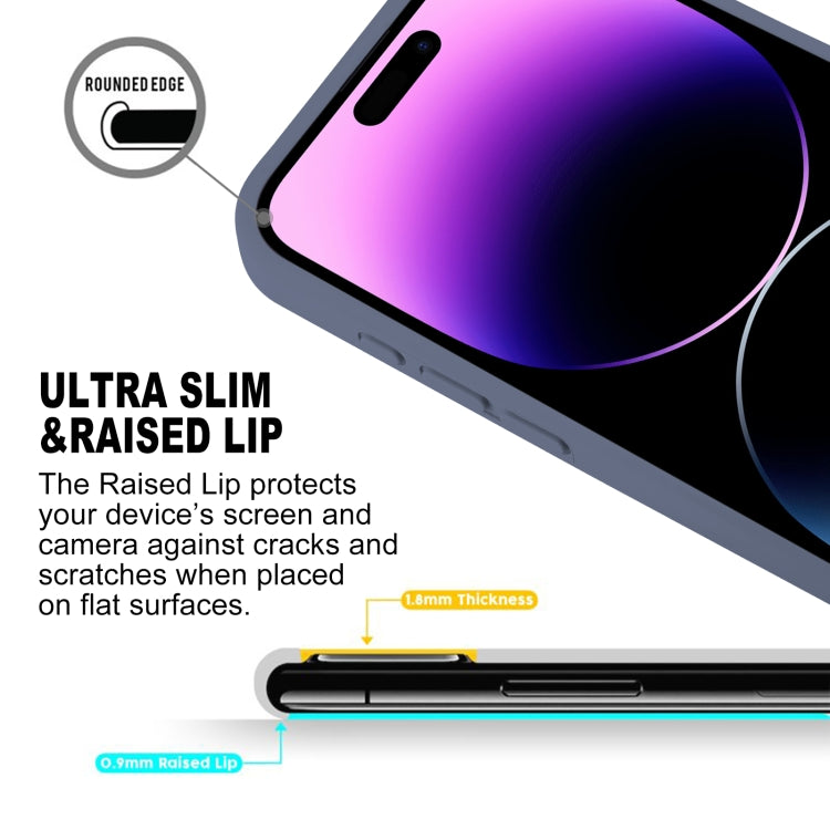 For iPhone 15 Pro Max GOOSPERY SILICONE Silky Soft TPU Phone Case(Blue) by GOOSPERY