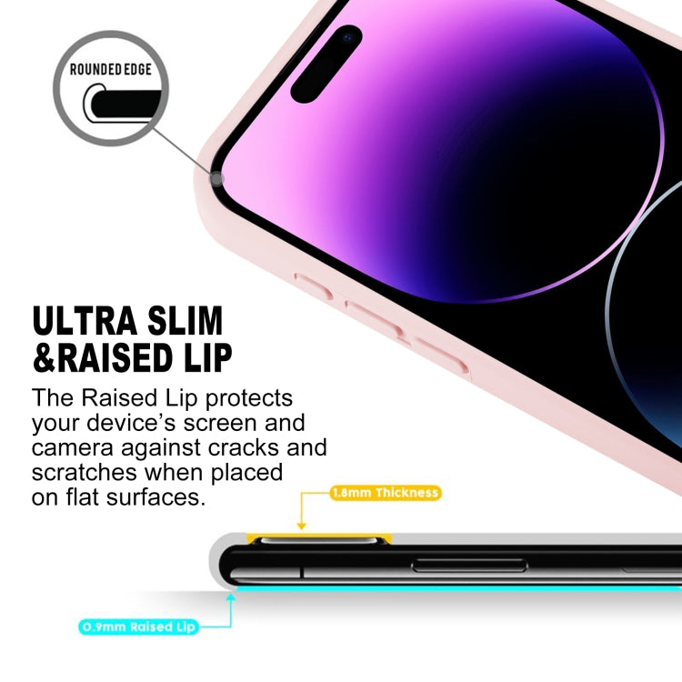 For iPhone 15 Pro GOOSPERY SILICONE Silky Soft TPU Phone Case(Pink) by GOOSPERY