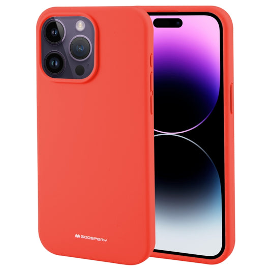For iPhone 15 Pro GOOSPERY SILICONE Silky Soft TPU Phone Case(Red) by GOOSPERY