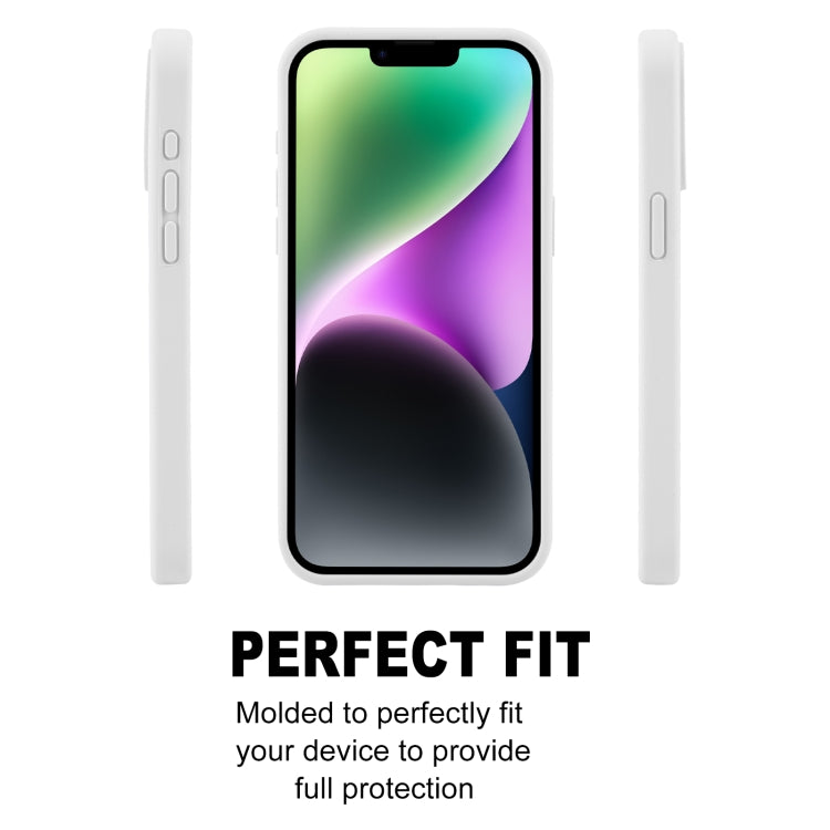 For iPhone 15 Plus GOOSPERY SILICONE Silky Soft TPU Phone Case(White) by GOOSPERY