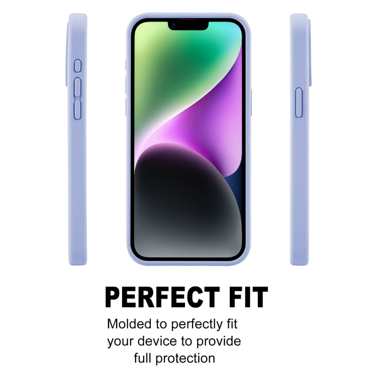 For iPhone 15 Plus GOOSPERY SILICONE Silky Soft TPU Phone Case(Lavender Grey) by GOOSPERY