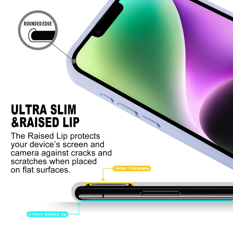 For iPhone 15 Plus GOOSPERY SILICONE Silky Soft TPU Phone Case(Lavender Grey) by GOOSPERY