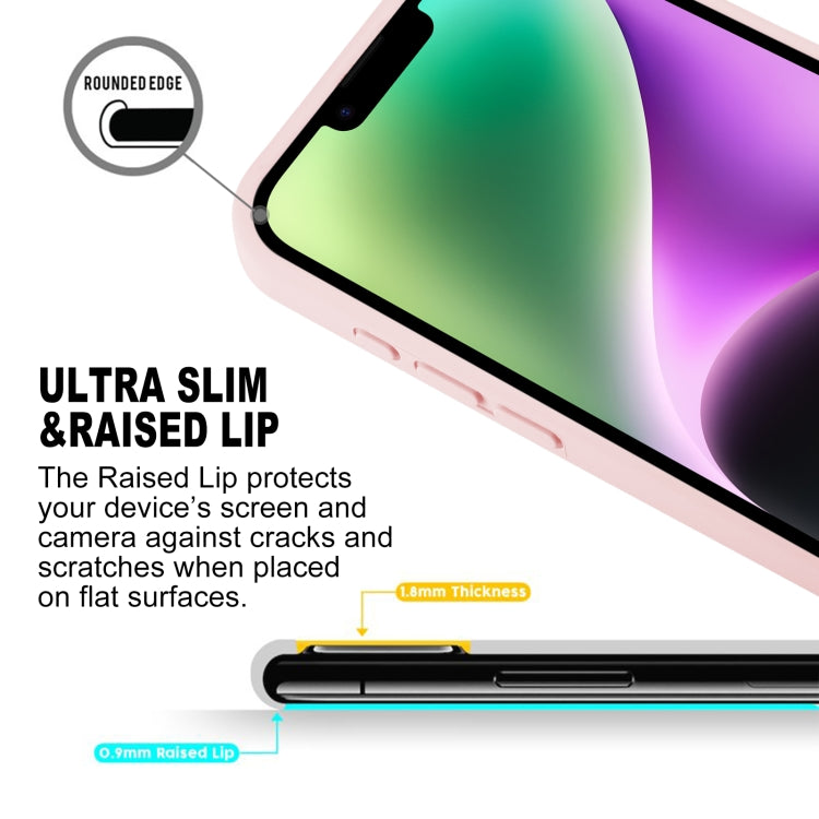 For iPhone 15 Plus GOOSPERY SILICONE Silky Soft TPU Phone Case(Pink) by GOOSPERY