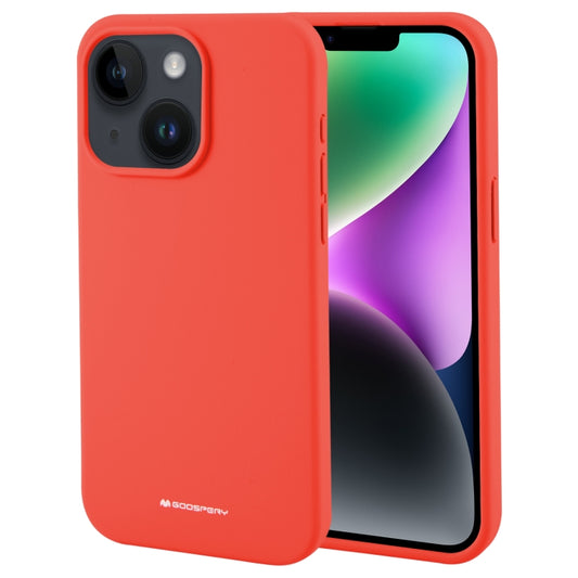 For iPhone 15 Plus GOOSPERY SILICONE Silky Soft TPU Phone Case(Red) by GOOSPERY