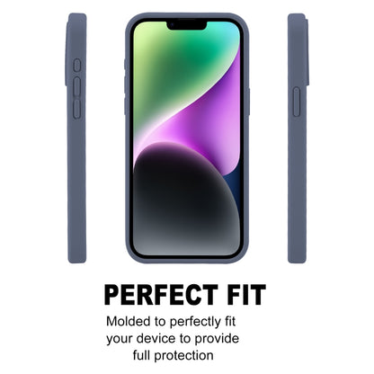 For iPhone 15 Plus GOOSPERY SILICONE Silky Soft TPU Phone Case(Blue) by GOOSPERY