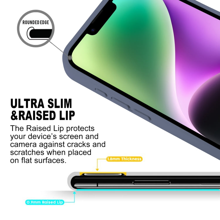 For iPhone 15 Plus GOOSPERY SILICONE Silky Soft TPU Phone Case(Blue) by GOOSPERY