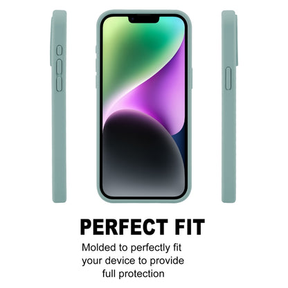For iPhone 15 GOOSPERY SILICONE Silky Soft TPU Phone Case(Light Green) by GOOSPERY