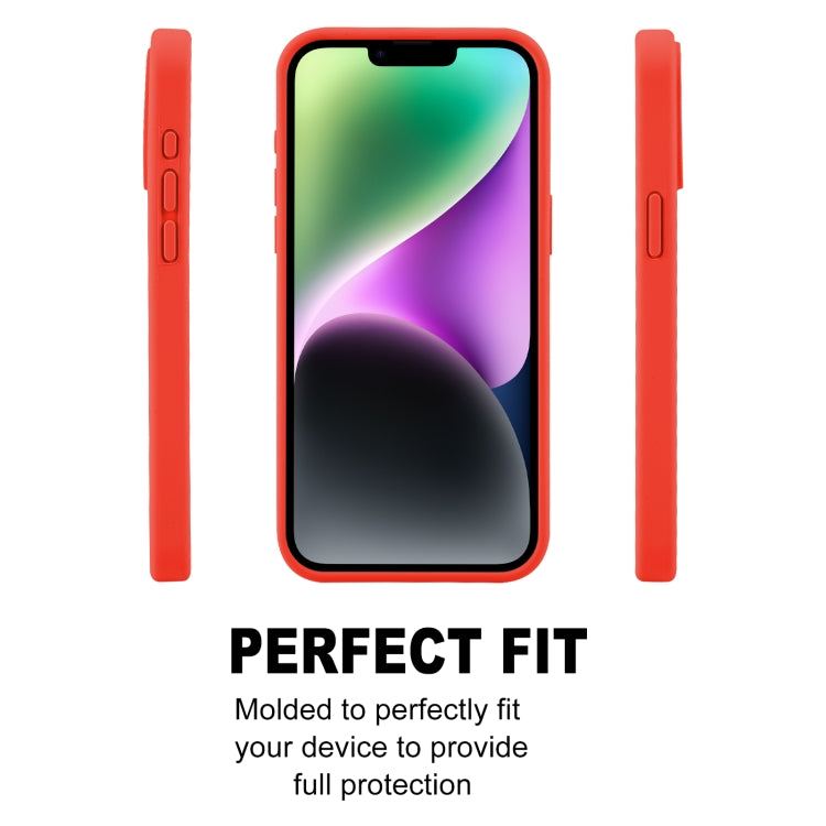 For iPhone 15 GOOSPERY SILICONE Silky Soft TPU Phone Case(Red) by GOOSPERY
