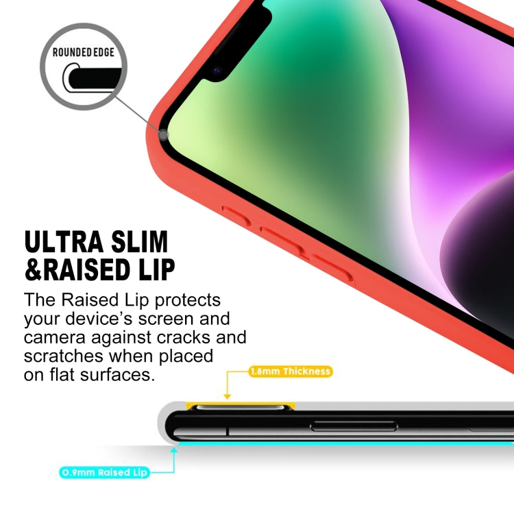 For iPhone 15 GOOSPERY SILICONE Silky Soft TPU Phone Case(Red) by GOOSPERY